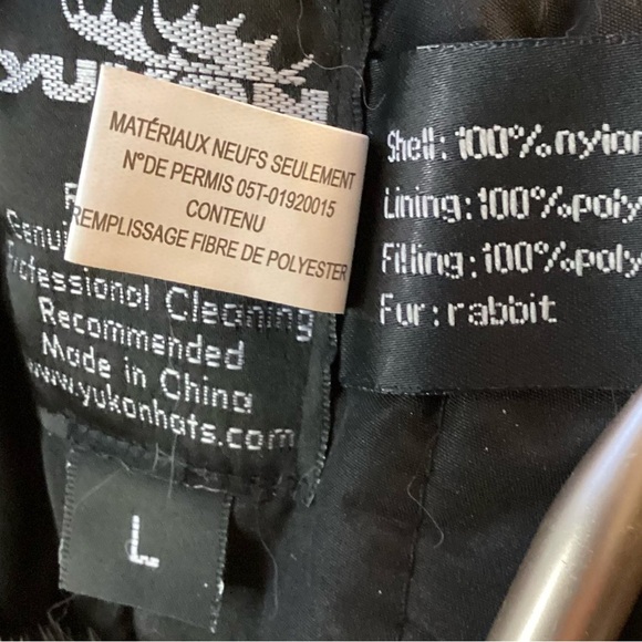 Yukon Tracks | Rabbit Fur
Trapper Hat | Black | Youth Large |Unisex - Picture 11 of 16